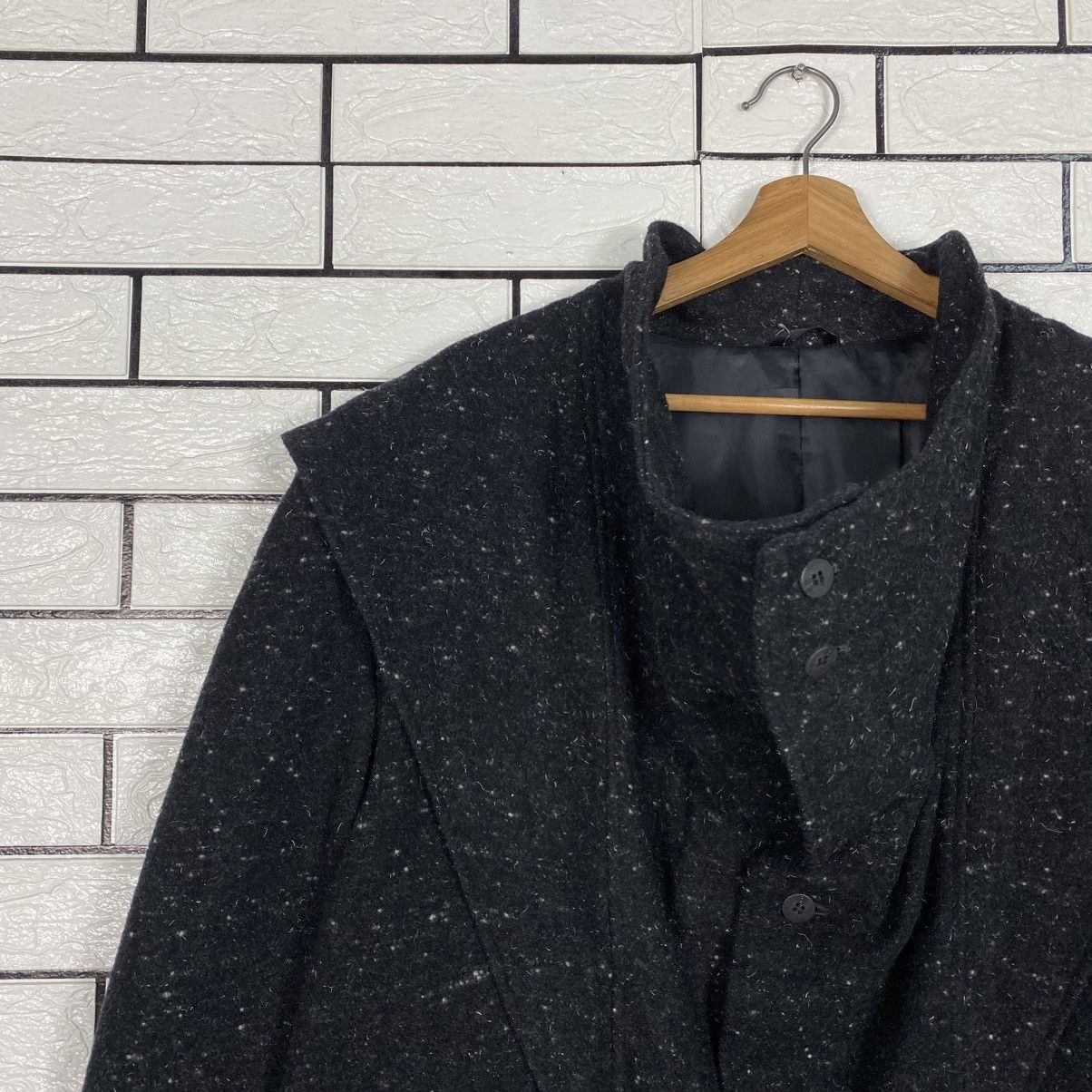 Issey Miyake 📌Vintage Overcoat Wool Long Double Breast Time Is Over Size US M / EU 48-50 / 2 - 9 Thumbnail