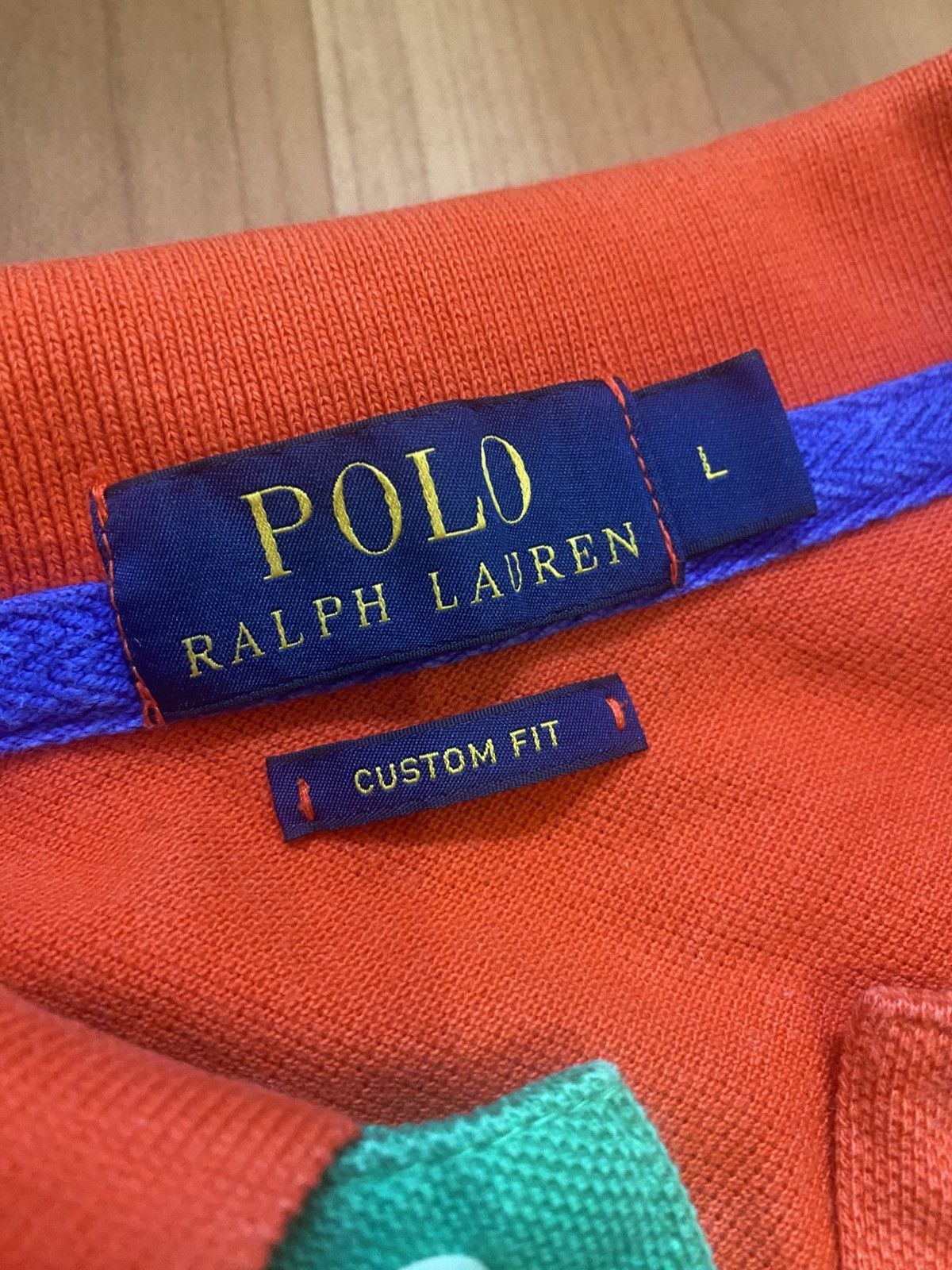 Polo Ralph Lauren × Ralph Lauren × Vintage Polo Ralph Lauren Men’s Polo Shirt Big Pony Orange Size US L / EU 52-54 / 3 - 11 Thumbnail