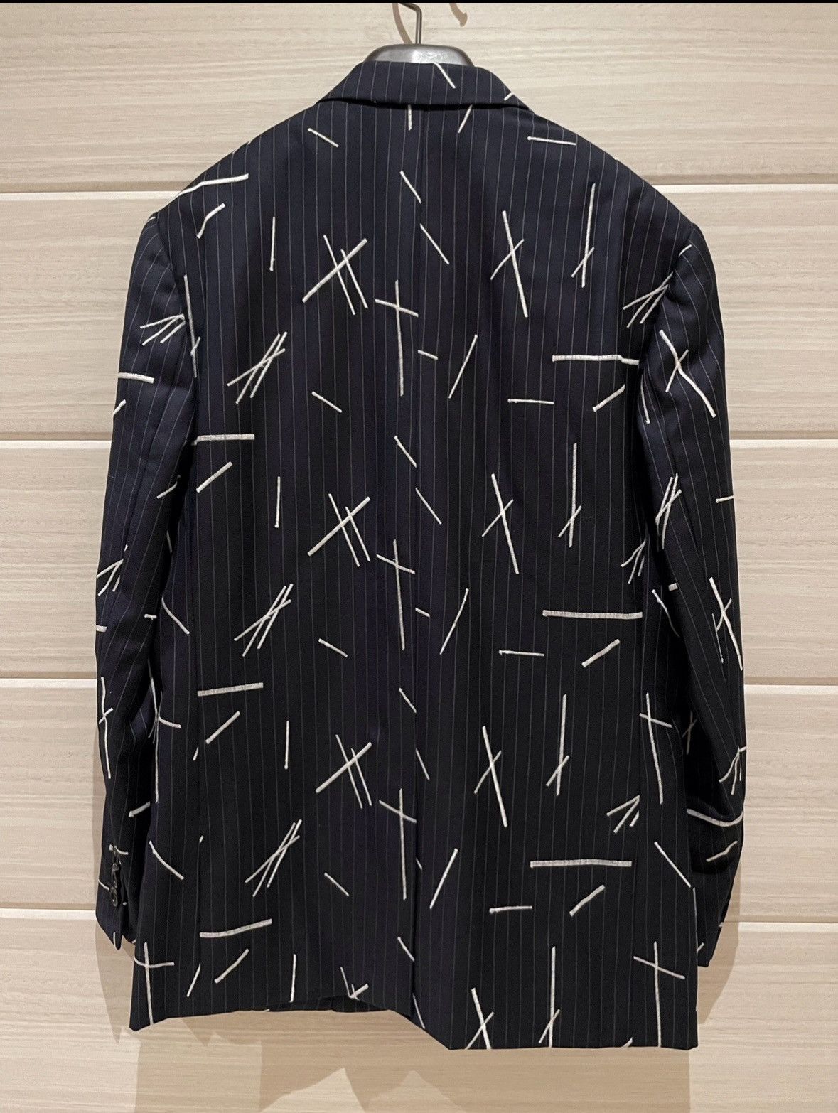Dior Dior homme SS15 pinstripe embroidered Blazer Size 44R - 2 Thumbnail