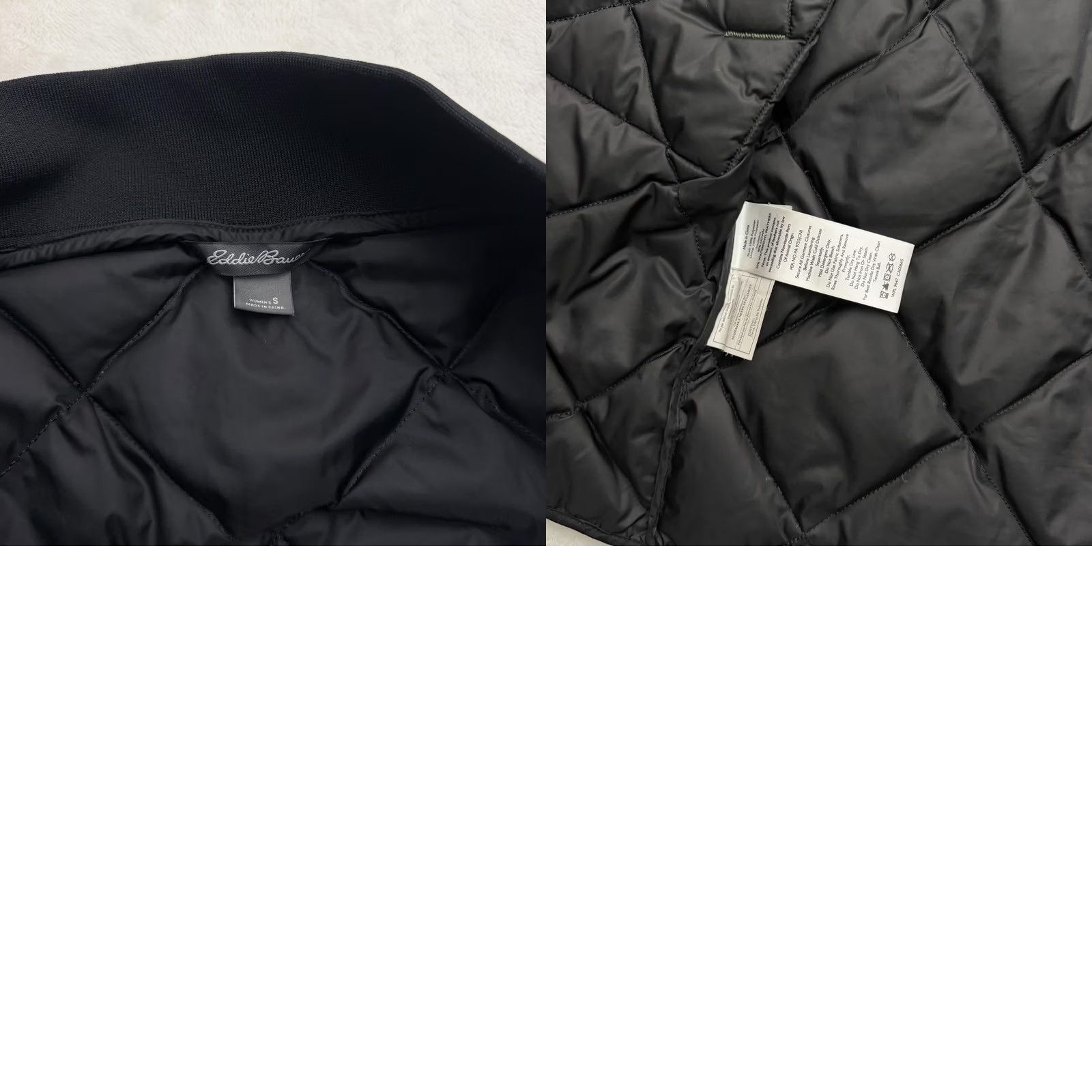 Eddie Bauer Eddie Bauer Quilted Jacket Coat Womens Small Down Fill Bomber Full Zip Mid-Length Long Sleeve Green Size S / US 4 / IT 40 - 10 Thumbnail