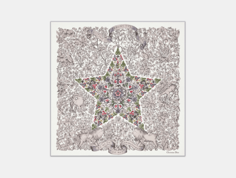o1w1db11125 51STE0 Size : OS / Square Scarf in Multicolor