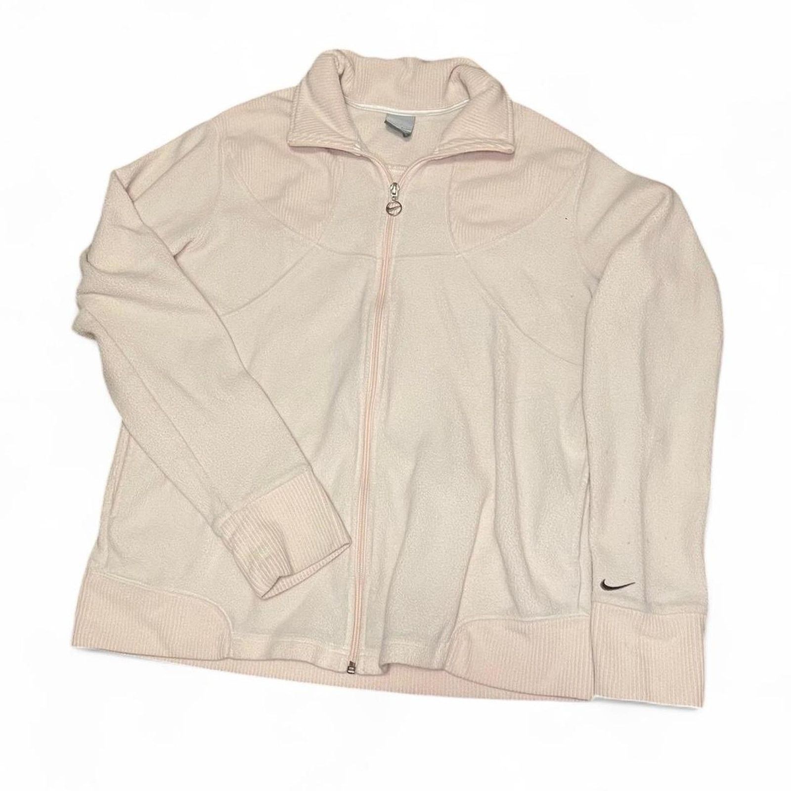 Nike × Vintage Vintage Y2K Nike fleece zip up jacket Size L / US 10 / IT 46 - 1 Thumbnail