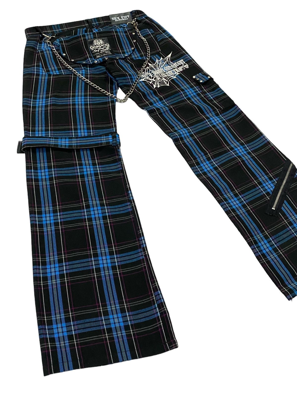 Japanese Brand × Revenge × Seditionaries Sex Pot Revenge Flare Bondage Pants Size US 30 / EU 46 - 23 Thumbnail