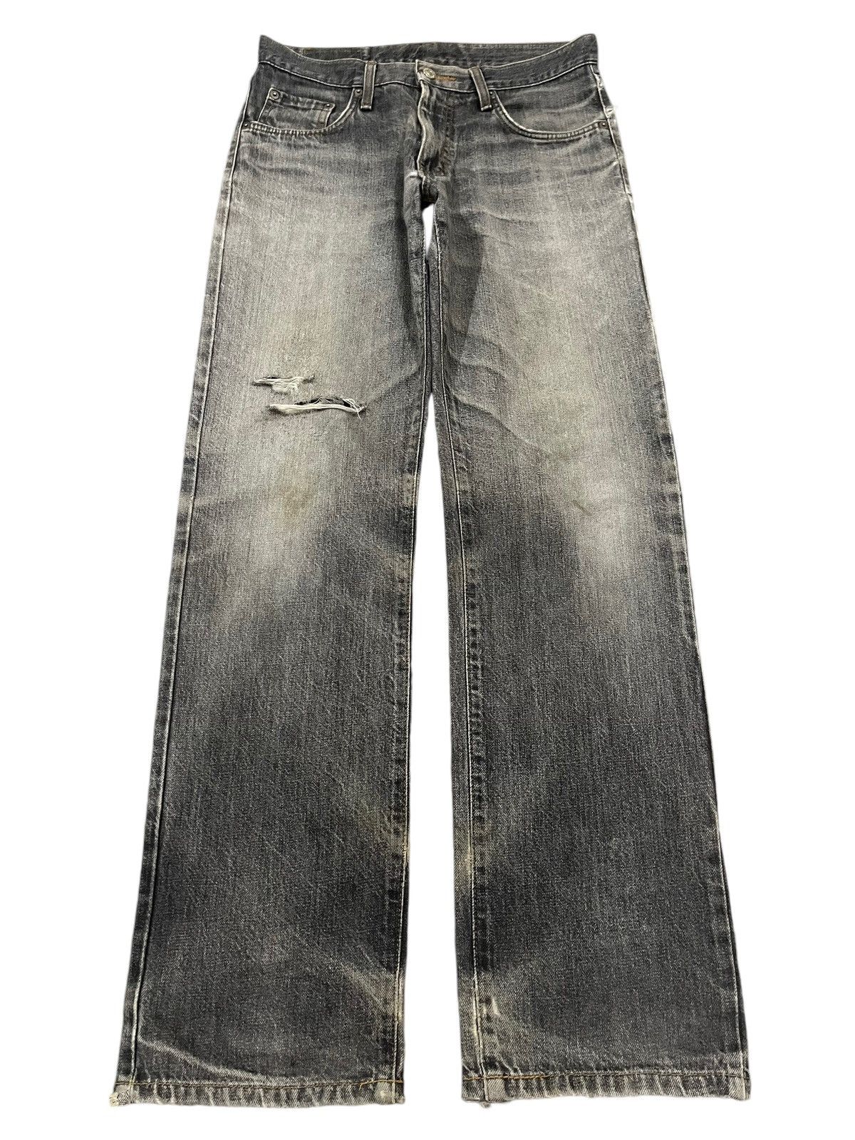 Edwin Vintage Edwin Faded Wash Style Distress Loose Jeans Size US 30 / EU 46 - 1 Thumbnail