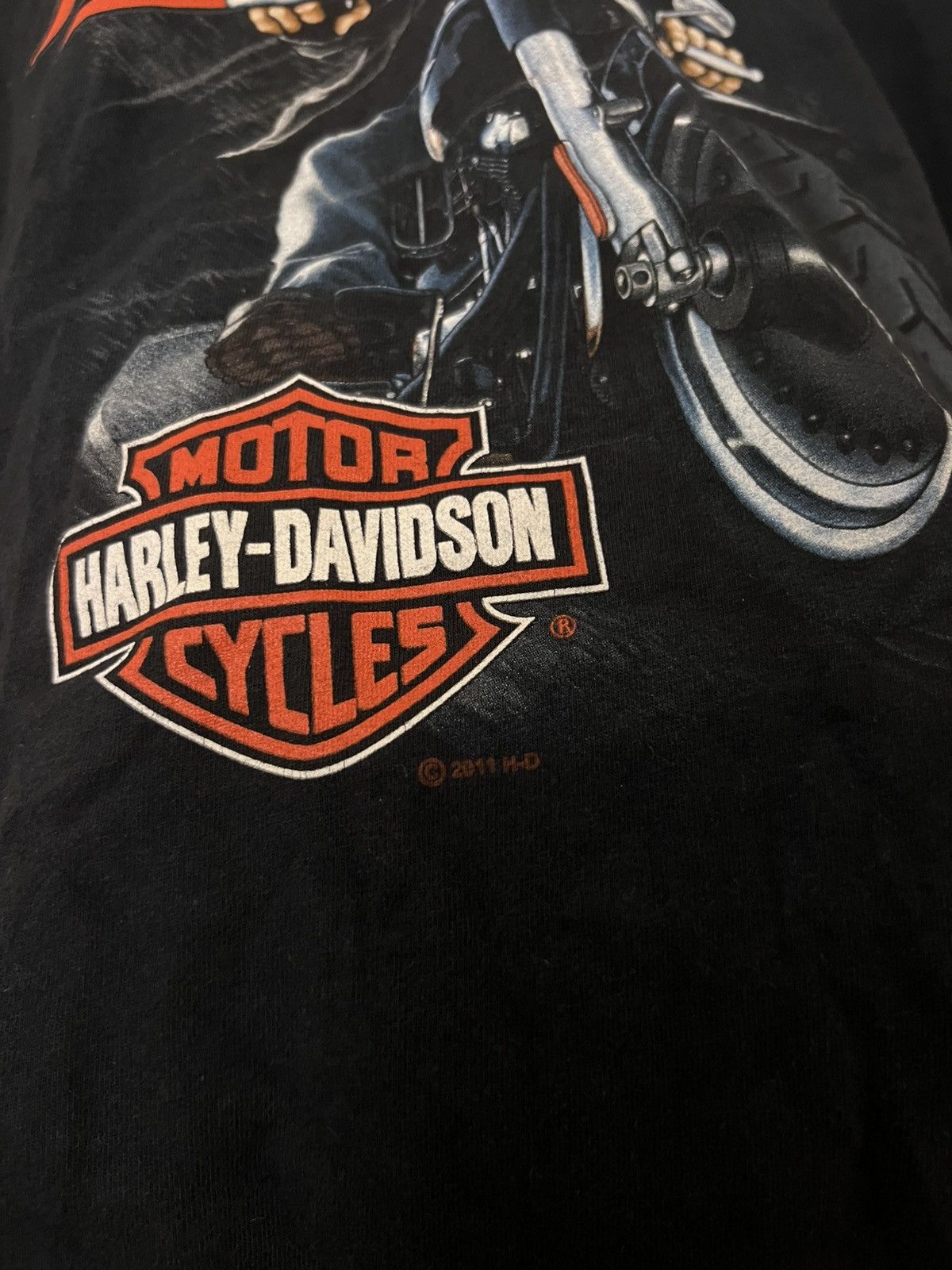 Harley Davidson × Vintage Harley-Davidson T-Shirt – Vintage Size US M / EU 48-50 / 2 - 2 Thumbnail