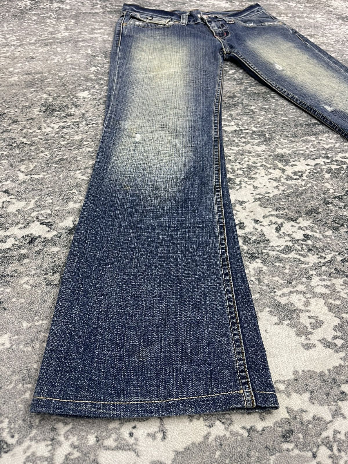 True Religion True Religion Big Rig "Stone & Tint" Bootcut Jeans Size 30" / US 8 / IT 44 - 2 Thumbnail