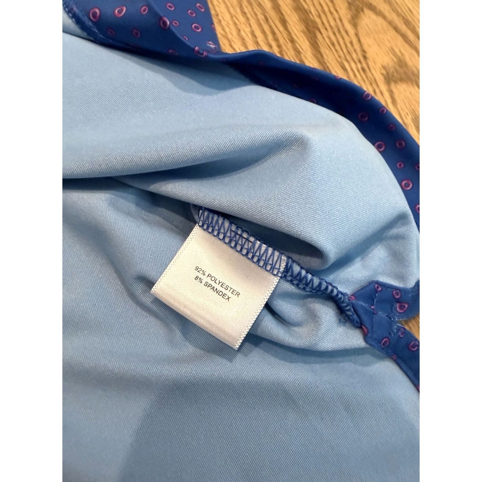 Peter Millar Peter Millar Polo Shirt Men’s Size XL Short Sleeve Fish Water Print Bubbles Size US XL / EU 56 / 4 - 4 Thumbnail