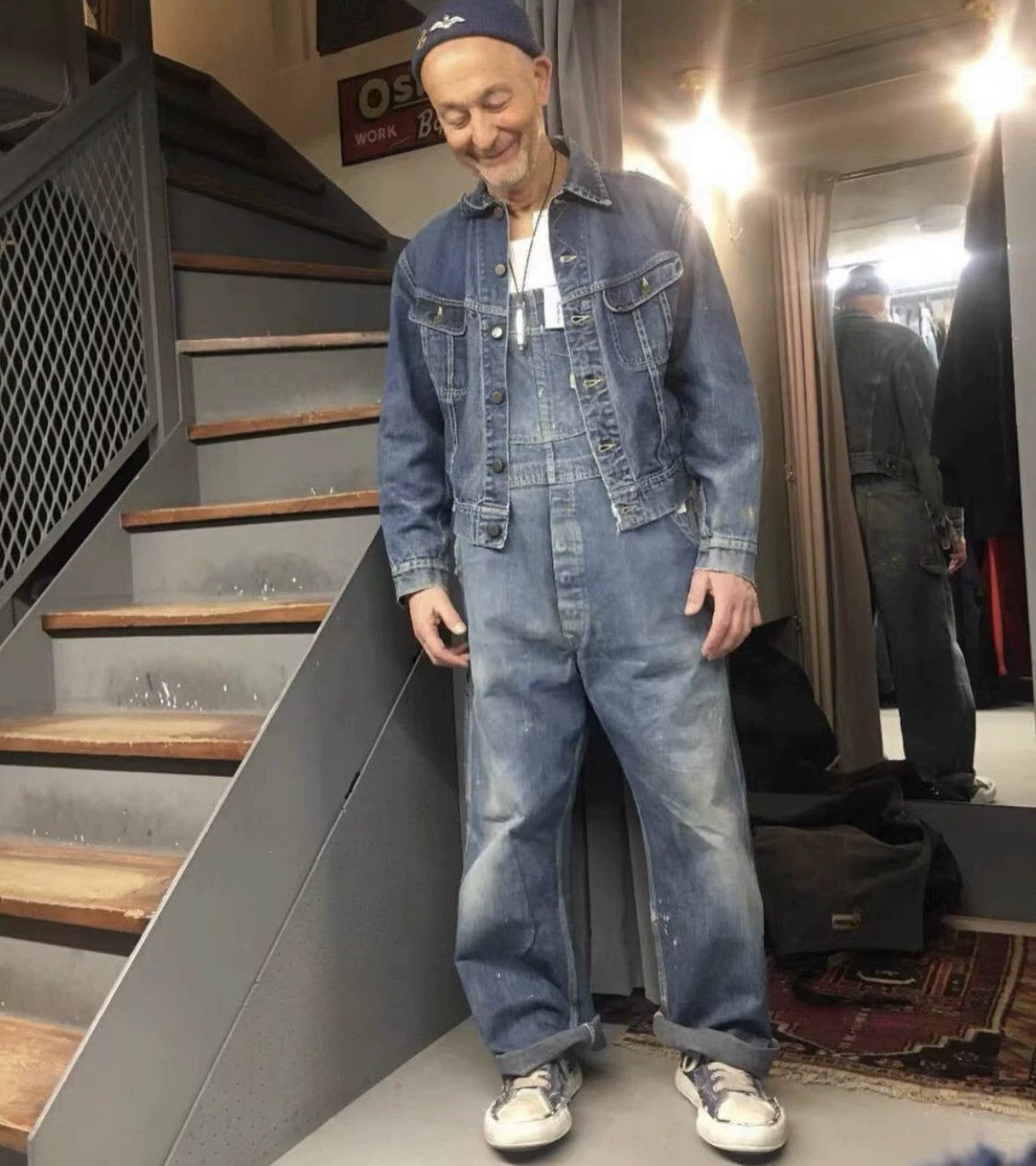 Vintage Vintage 1980s Lee High-Waist Denim Jacket Size US XXL / EU 58 / 5 - 1 Thumbnail