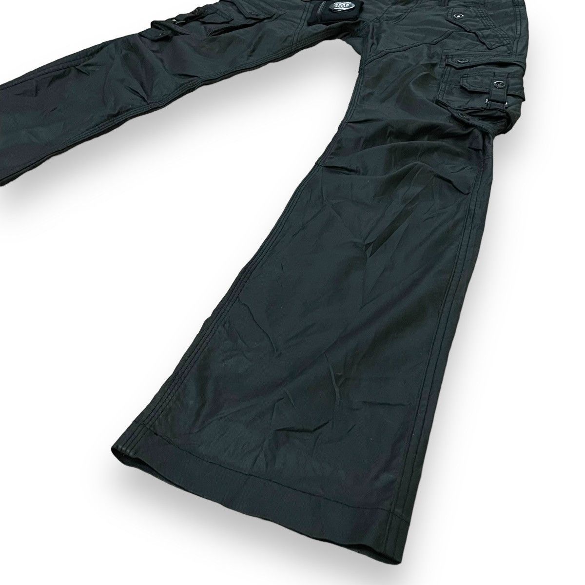 If Six Was Nine 🇯🇵 SUPER FLARE NICOLE CLUB FOR MEN CARGO WAXED PANTS Size US 32 / EU 48 - 6 Thumbnail
