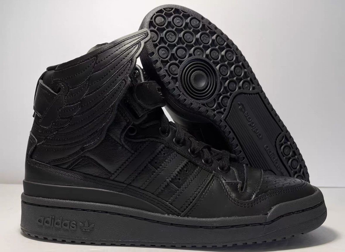 Adidas × Jeremy Scott jeremy scott x adidas wings 4.0 sneakers in black Size US 8.5 / EU 41-42 - 6 Thumbnail