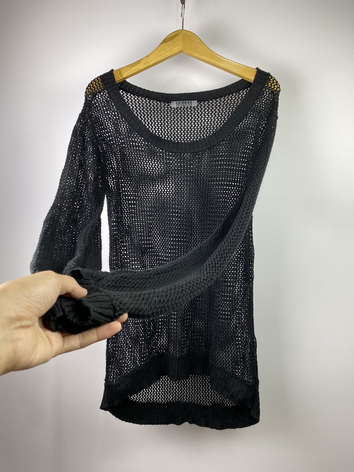 14th Addiction × Japanese Brand × KMRii japanese brand open knit lip service gothstyle Size US M / EU 48-50 / 2 - 3 Thumbnail