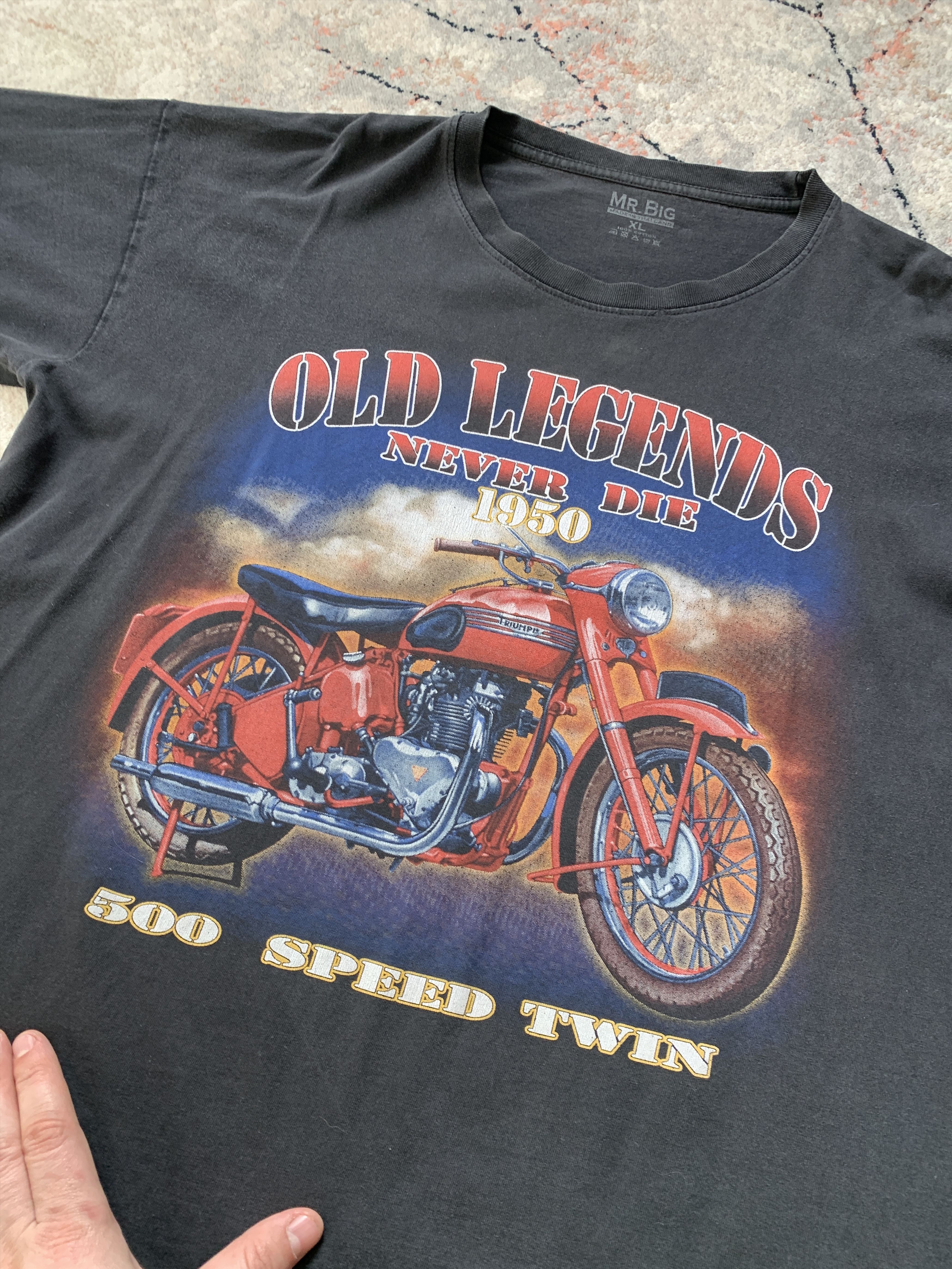 Band Tees × Vintage Mr. BIG Old Legends Never Die 500 Speed Twin Tee Size US XL / EU 56 / 4 - 3 Thumbnail