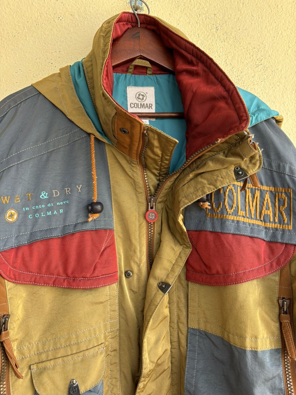 Colmar × Mizuno Colmar Wet & Dry Ski Multicolour Jacket Size US L / EU 52-54 / 3 - 9 Thumbnail