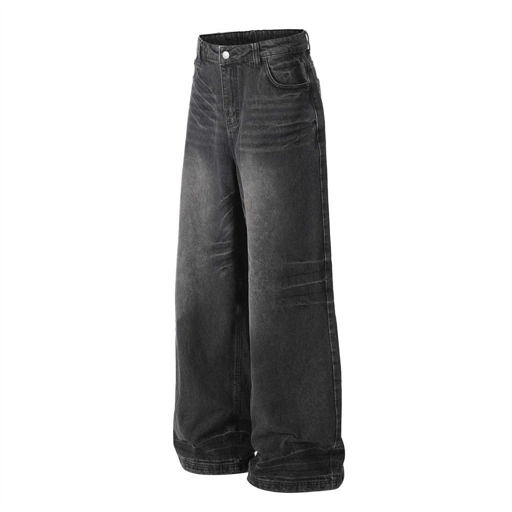 Japanese Brand × Jean Men's punk casual straight street retro distressed jeans Size US 34 / EU 50 - 2 Thumbnail