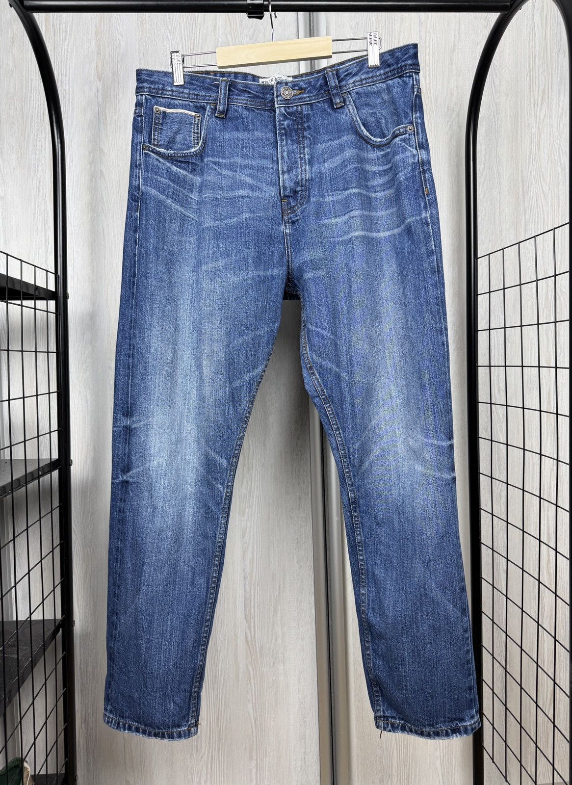 The Stronghold The Stronghold blue faded selvedge denim jeans Size US 36 / EU 52 - 1 Thumbnail