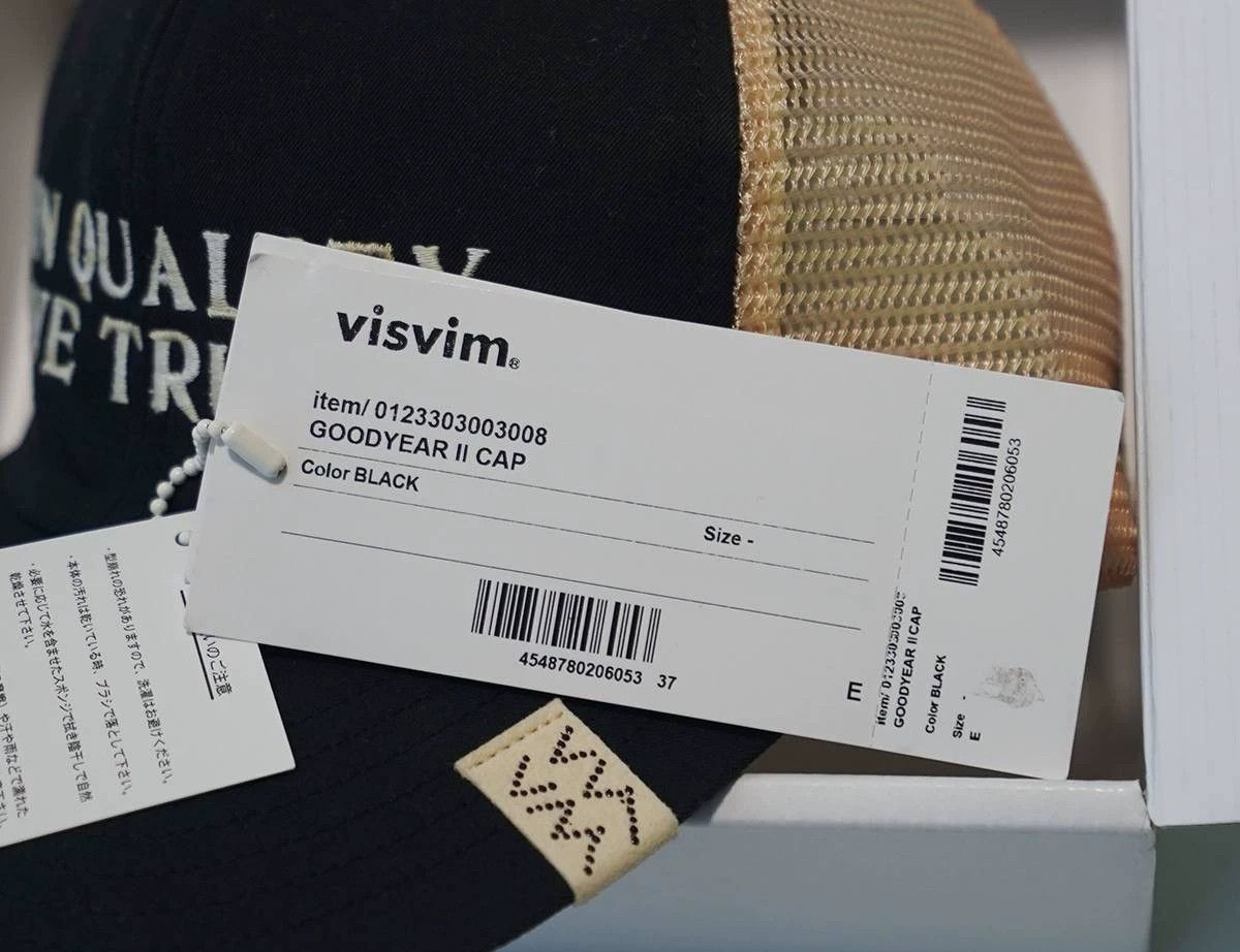 Visvim VISVIM GOODYEAR II CAP 23SS MeshBack Black Limited Size ONE SIZE - 3 Thumbnail