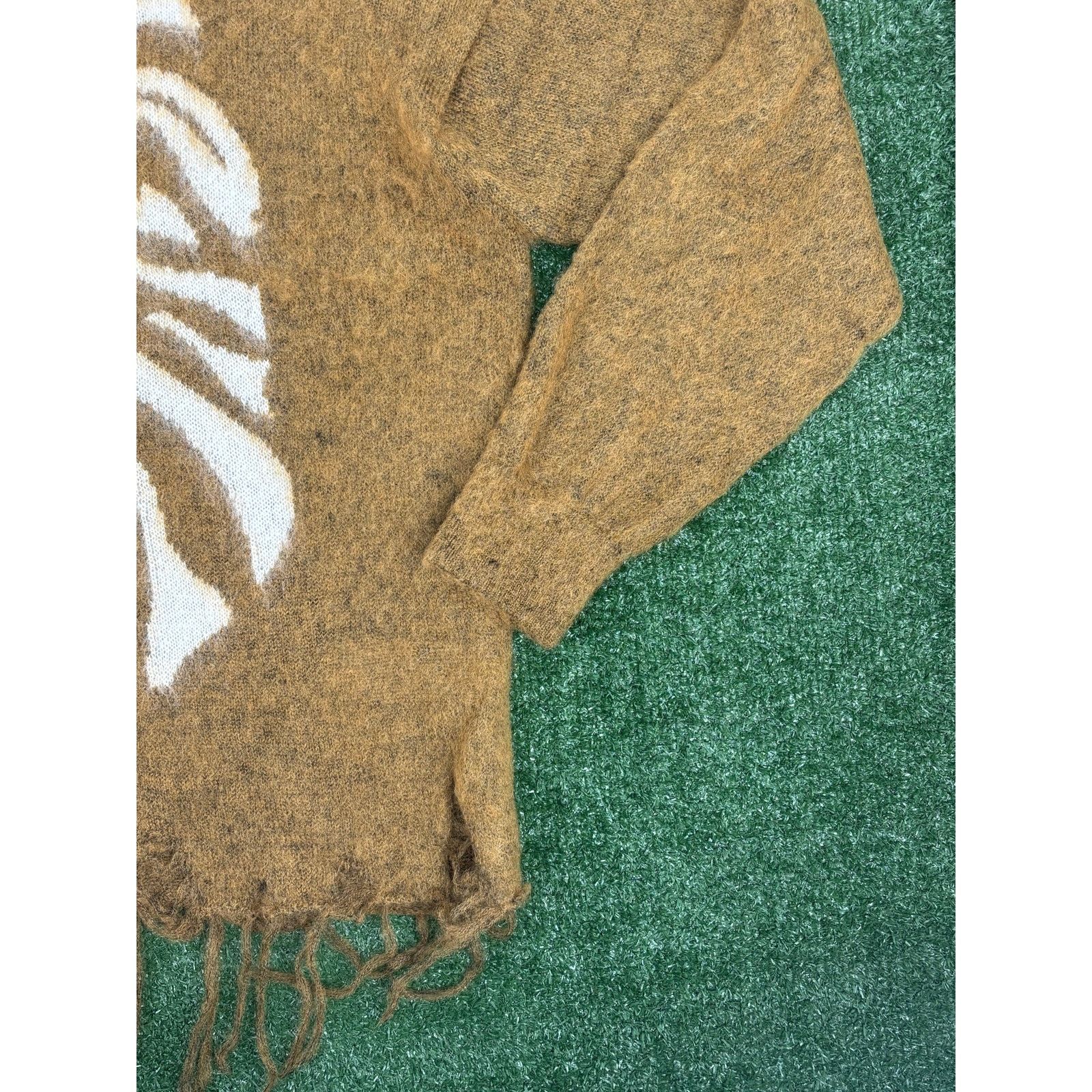 Bape BAPE Black Japan Distressed Knitted Beige Sweater Size MD Size US M / EU 48-50 / 2 - 4 Thumbnail