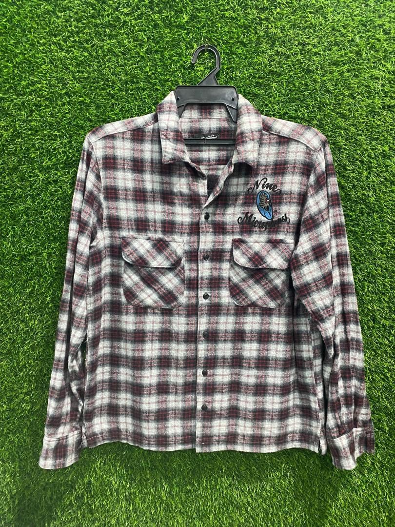Vintage Nine Microphones Long Sleeve Shirt