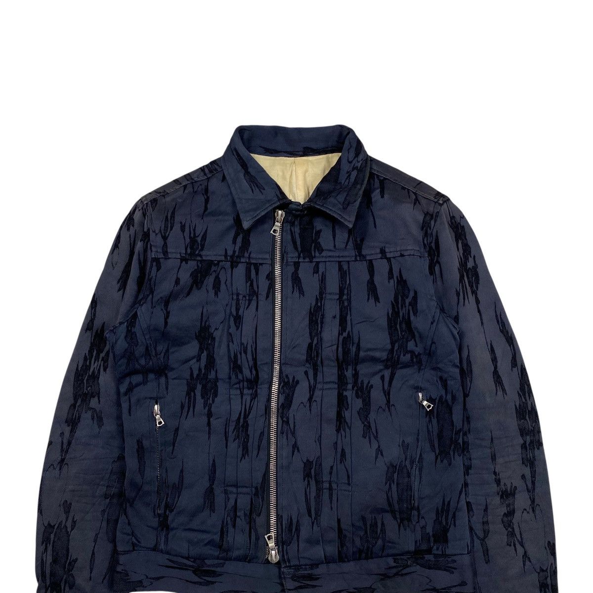 Hysteric Glamour × Japanese Brand × Taishi Nobukuni Rare Taishi Nobukuni Jacquard Asymmetric Jacket Size US S / EU 44-46 / 1 - 10 Thumbnail