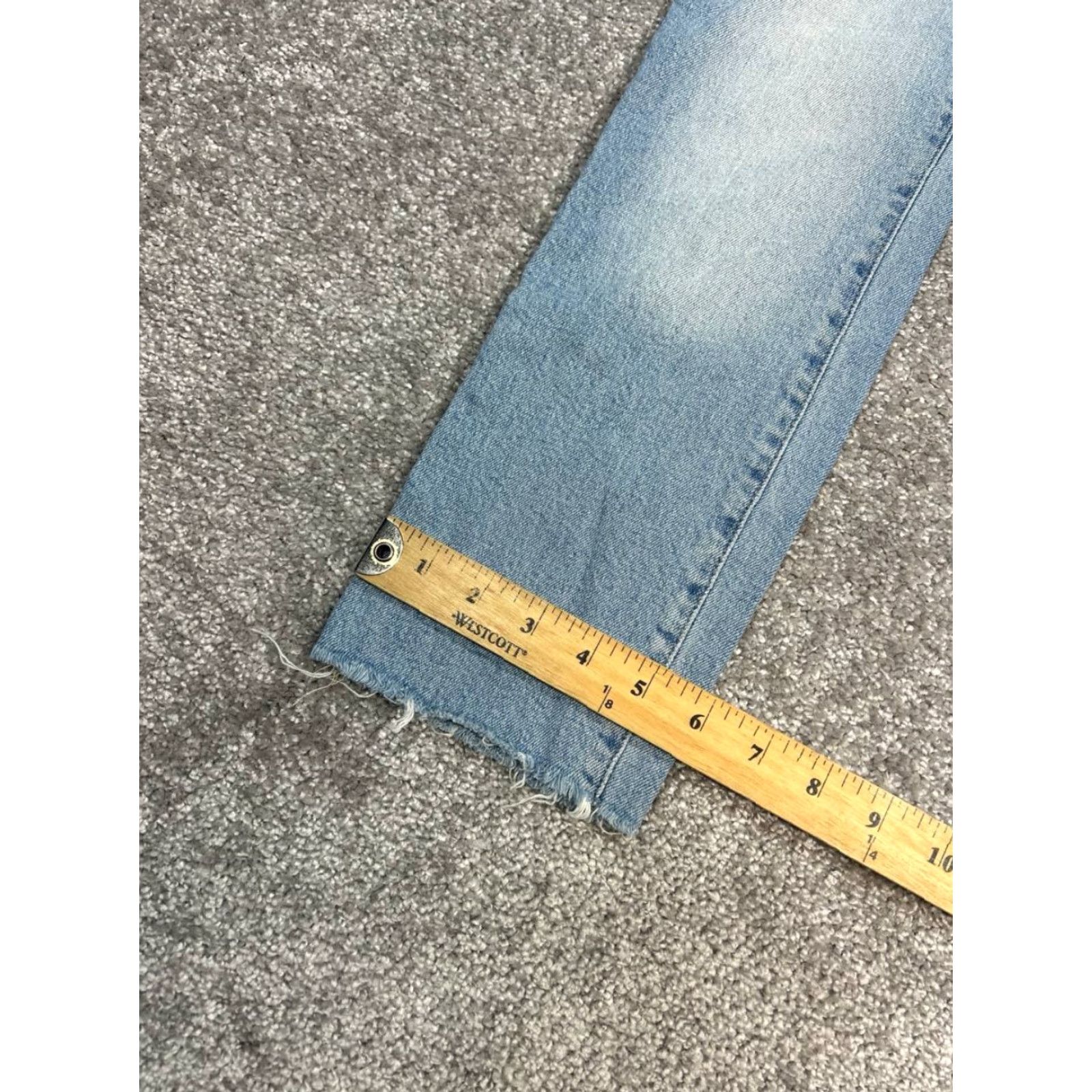 Madewell Madewell The Perfect Vintage Jeans Women 24x24 Blue Cotton Elastane Mid Straight Jeans Size 40" / US 18 - 4 Thumbnail