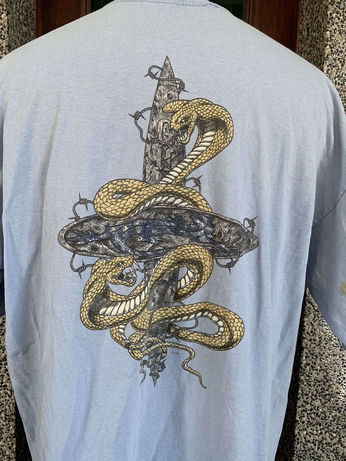 Vintage Vintage 90s Gecko Hawaii Surf / Surfing / Surfboards T shirt Size US XL / EU 56 / 4 - 2 Thumbnail