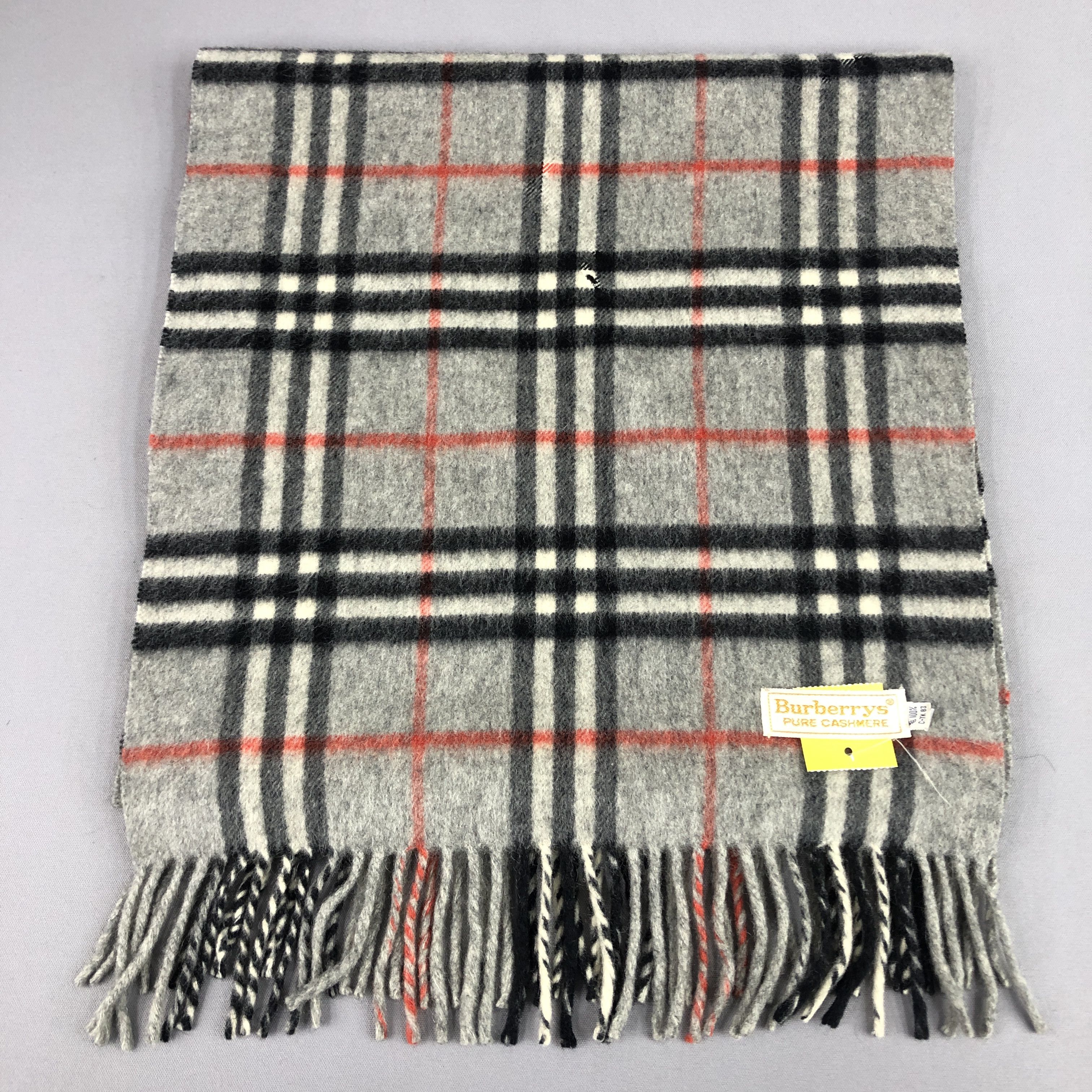 Burberry Vintage Burberry Cashmere Scarf / Muffler / Neckwear Size ONE SIZE - 3 Thumbnail