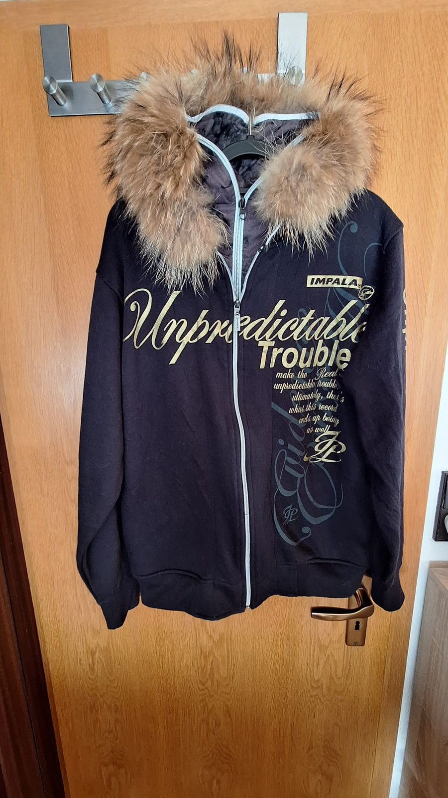 Japanese Brand Japanese Impala Faux Fur Light Zipper Jacket Size US L / EU 52-54 / 3 - 1 Thumbnail