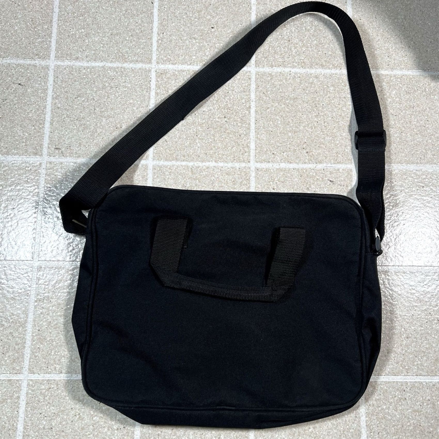 Vintage VINTAGE Messenger Bag NY Fire Department Buffalo New York Black Canvas Men Mens Bag Size ONE SIZE - 3 Thumbnail