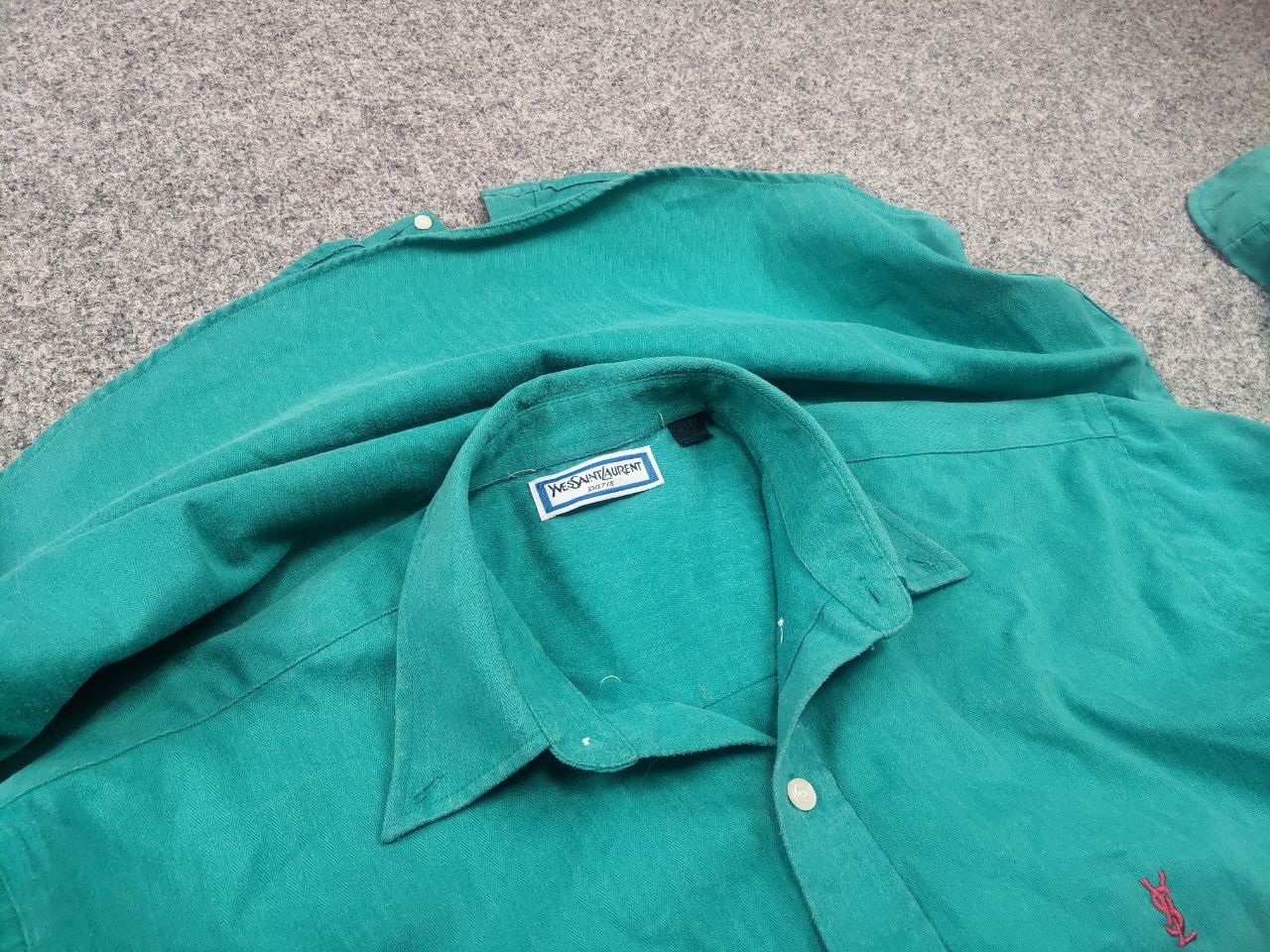 Yves Saint Laurent Vintage 80 - 90's Yves Saint Laurent Paris Long sleeve shirt Size US M / EU 48-50 / 2 - 19 Thumbnail