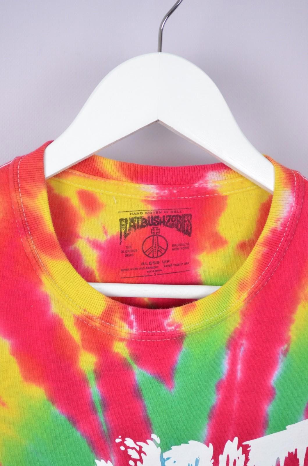 Designer Flatbush Zombies Rainbow OG Tie Dye Brooklyn T Shirt Size S Size US S / EU 44-46 / 1 - 6 Thumbnail
