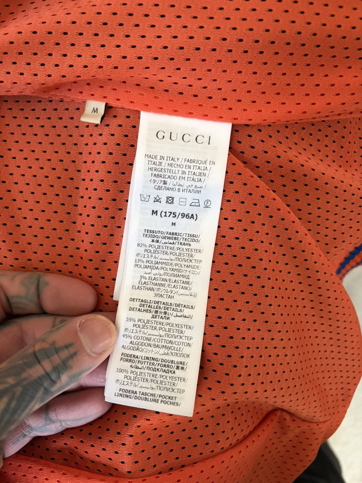 Gucci Gucci blue and orange hoodie Size US M / EU 48-50 / 2 - 11 Thumbnail
