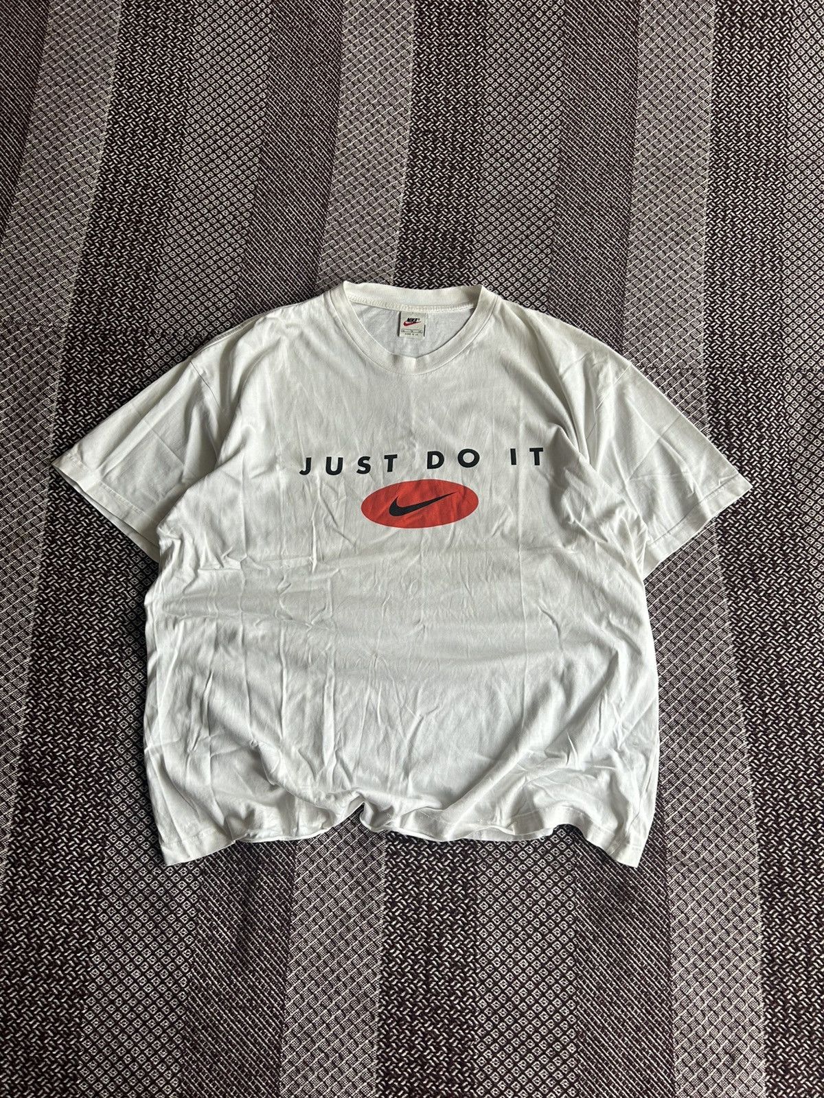 Nike Vintage Nike Just Do It 90s T-shirt Big Logo Sportswear XL Size US XL / EU 56 / 4 - 1 Thumbnail