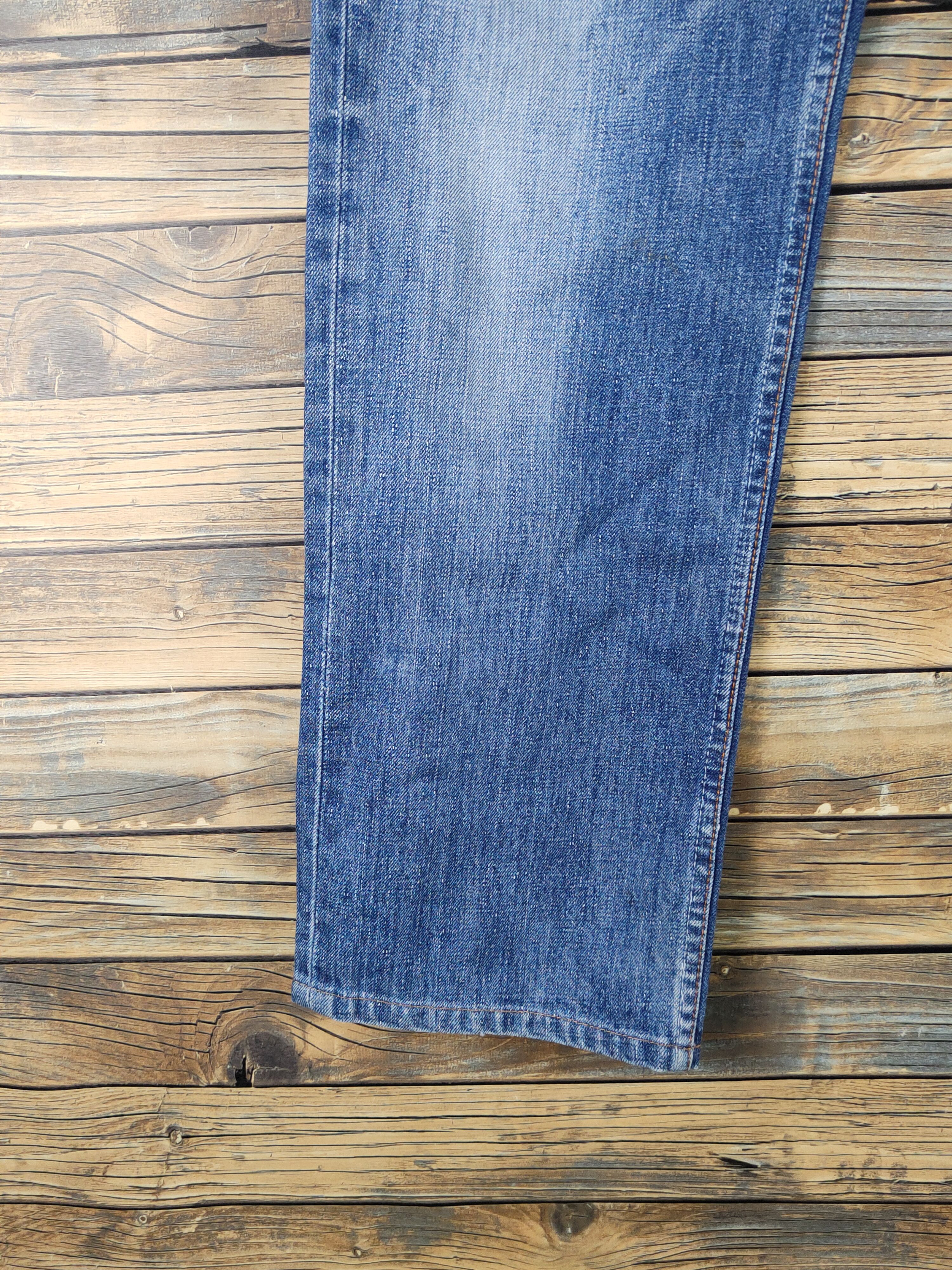 Levi's Levi's Blue Distressed Ripped denim Jeans #W141499 Size US 32 / EU 48 - 4 Thumbnail
