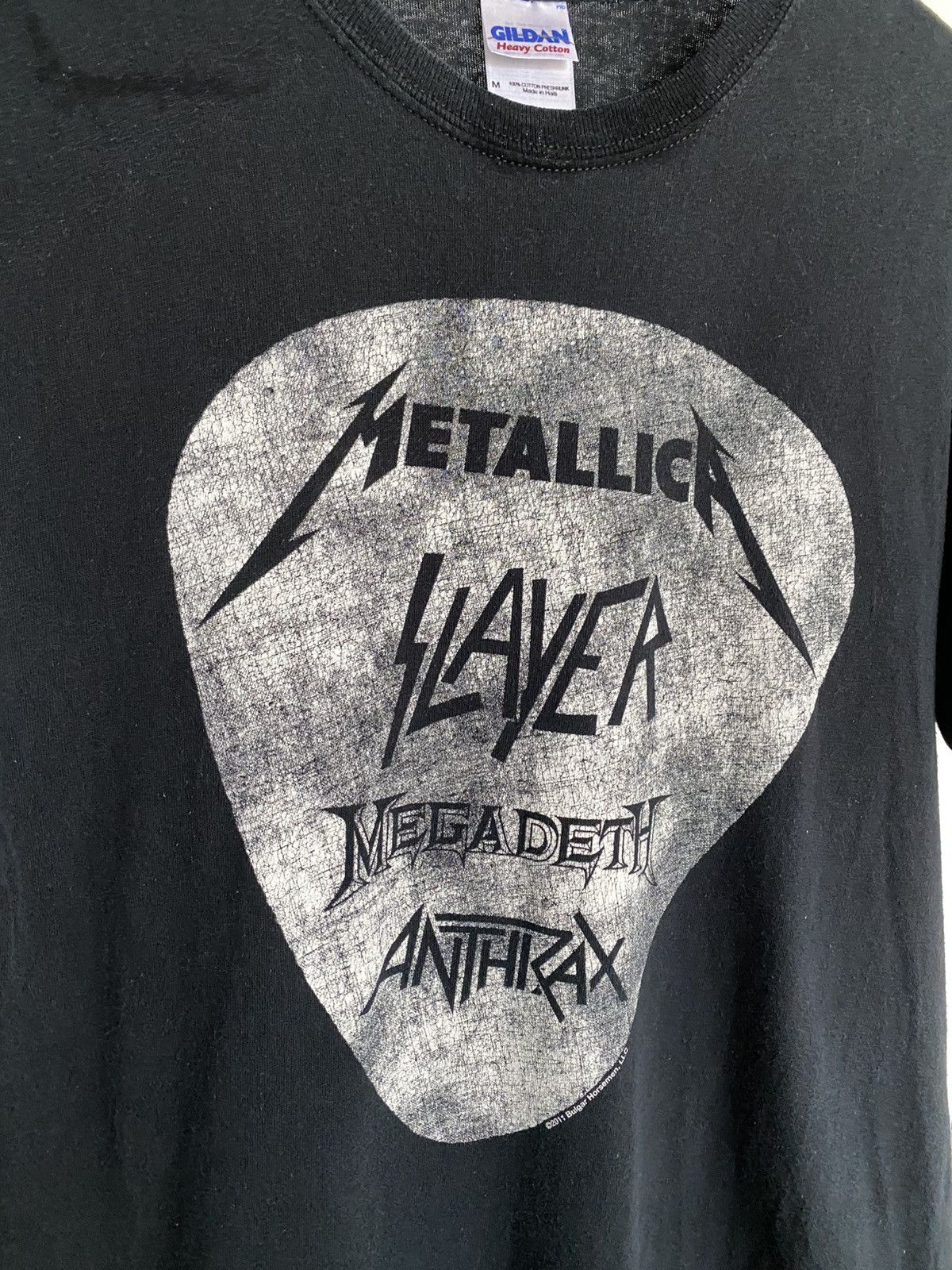Band Tees Metallica “The Big 4” 2011 Size US M / EU 48-50 / 2 - 2 Thumbnail