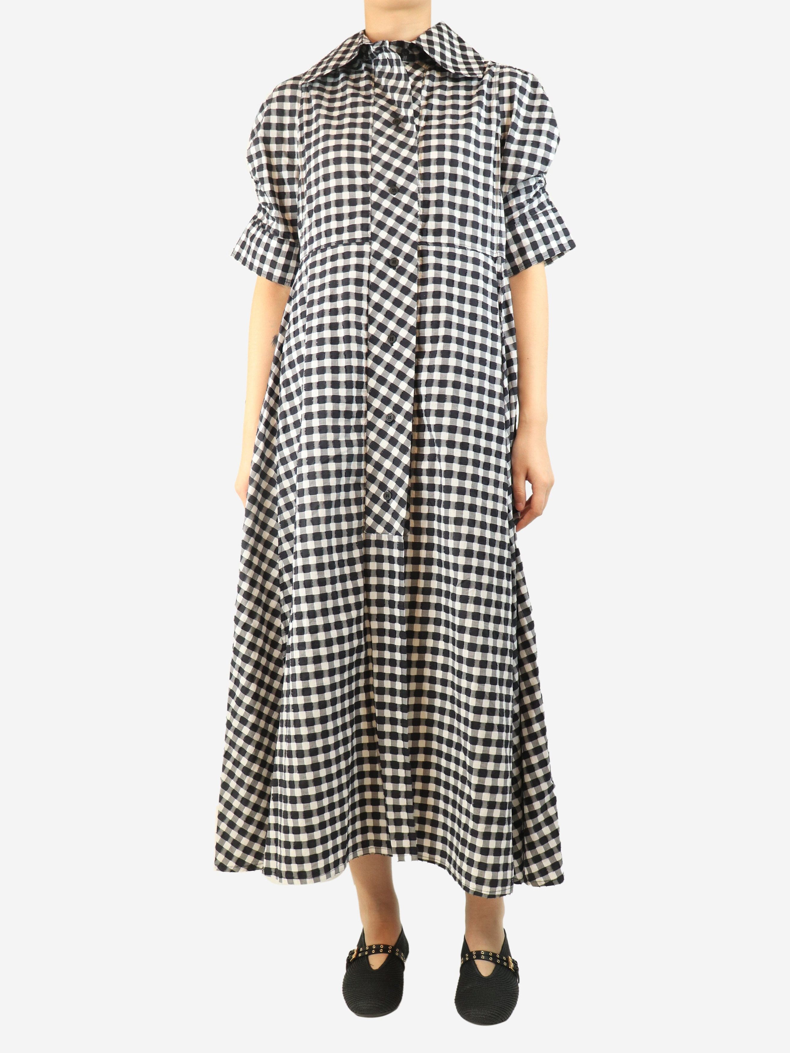 Other Black gingham midi dress - M Size M / US 6-8 / IT 42-44 - 1 Thumbnail
