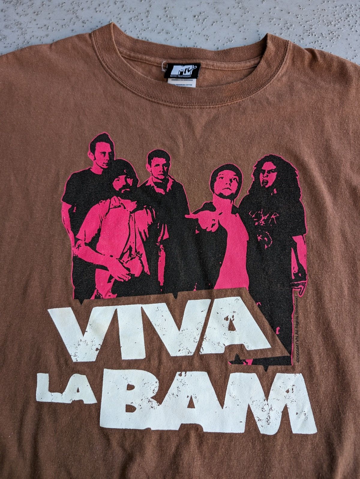 image of Official Mtv VTG Y2K Viva La Bam Jackass Bam Margera in Brown, Men's (Size Large)