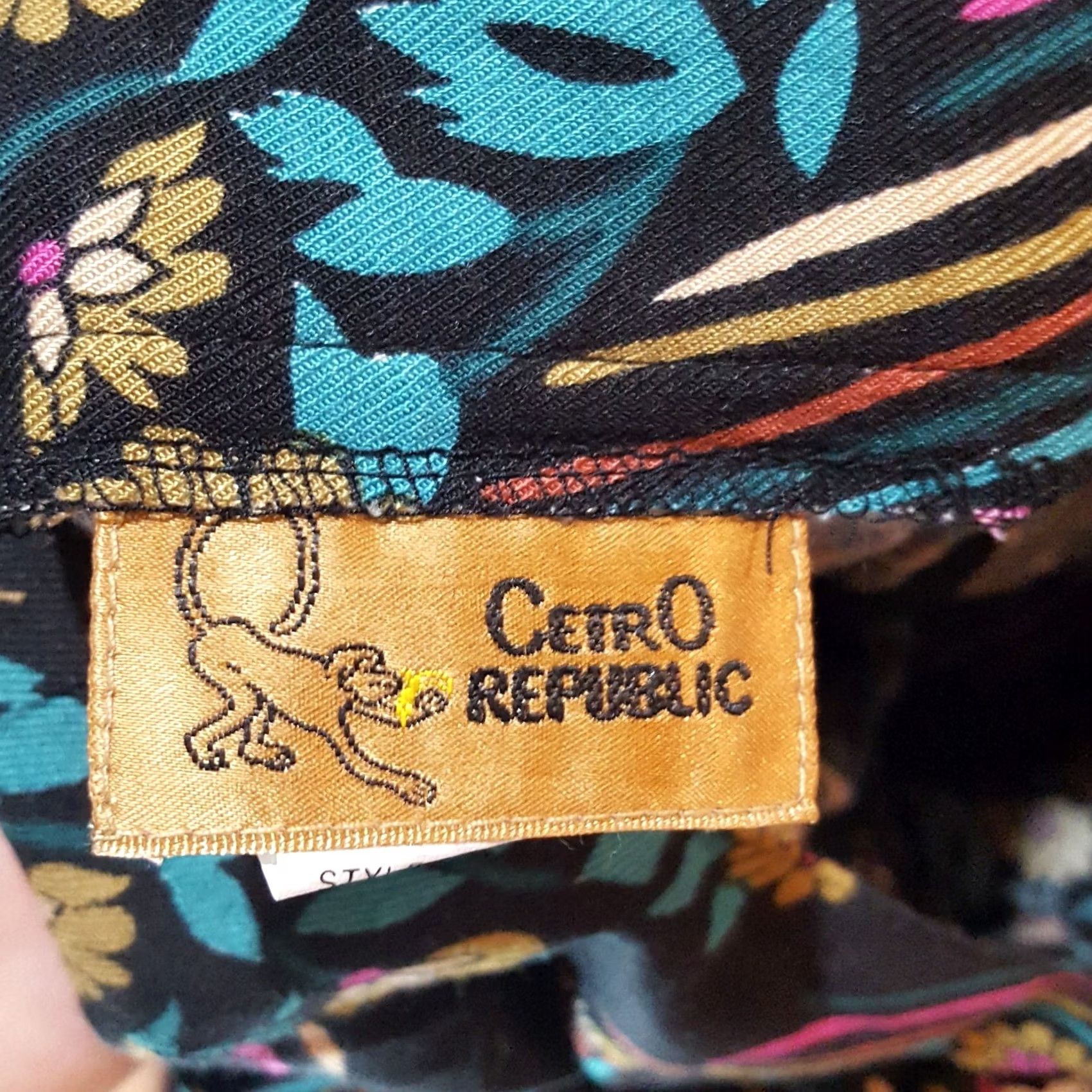 Vintage VINTAGE Cetro Republic Skirt Knee Length Women's Size 8 Floral Pockets Pencil Spiral 80s 90s Vintage Size 30" / US 8 / IT 44 - 7 Thumbnail