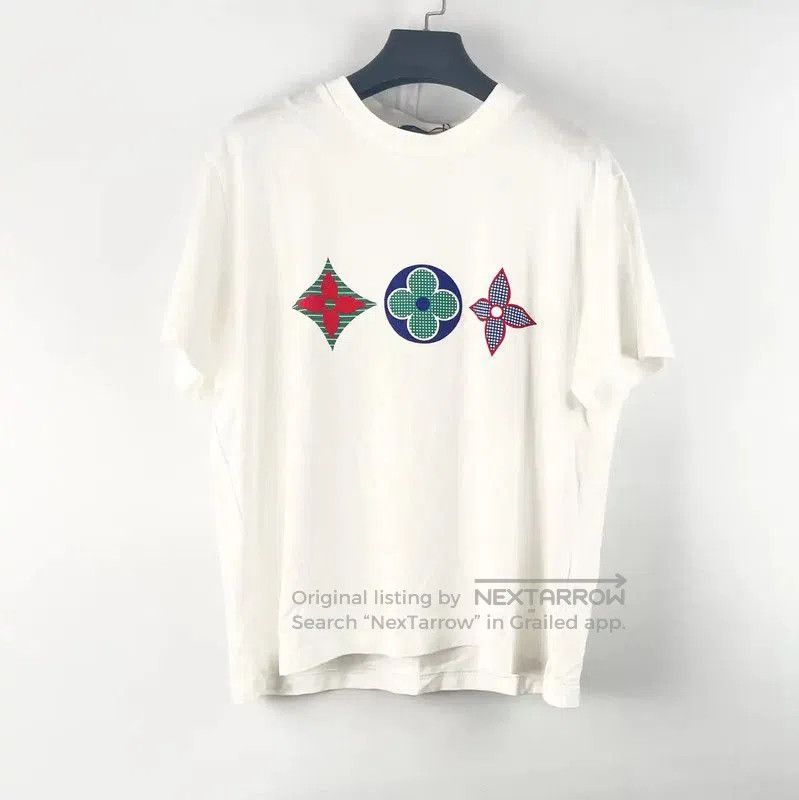 Louis Vuitton Louis Vuitton Summer White Men's T-Shirt . Size US L / EU 52-54 / 3 - 1 Thumbnail