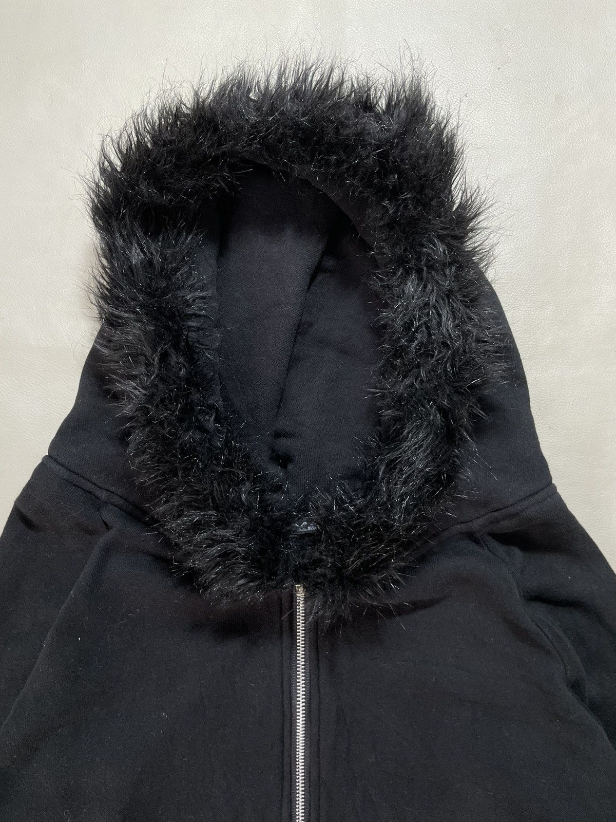If Six Was Nine Crazy Black Fur Hoodie Lgb ifsix style Size US M / EU 48-50 / 2 - 2 Thumbnail