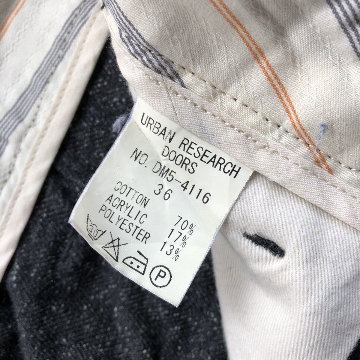 URBAN RESEARCH DOORS URBAN RESEARCH Doors Straight Chino Pants Size US 30 / EU 46 - 10 Thumbnail