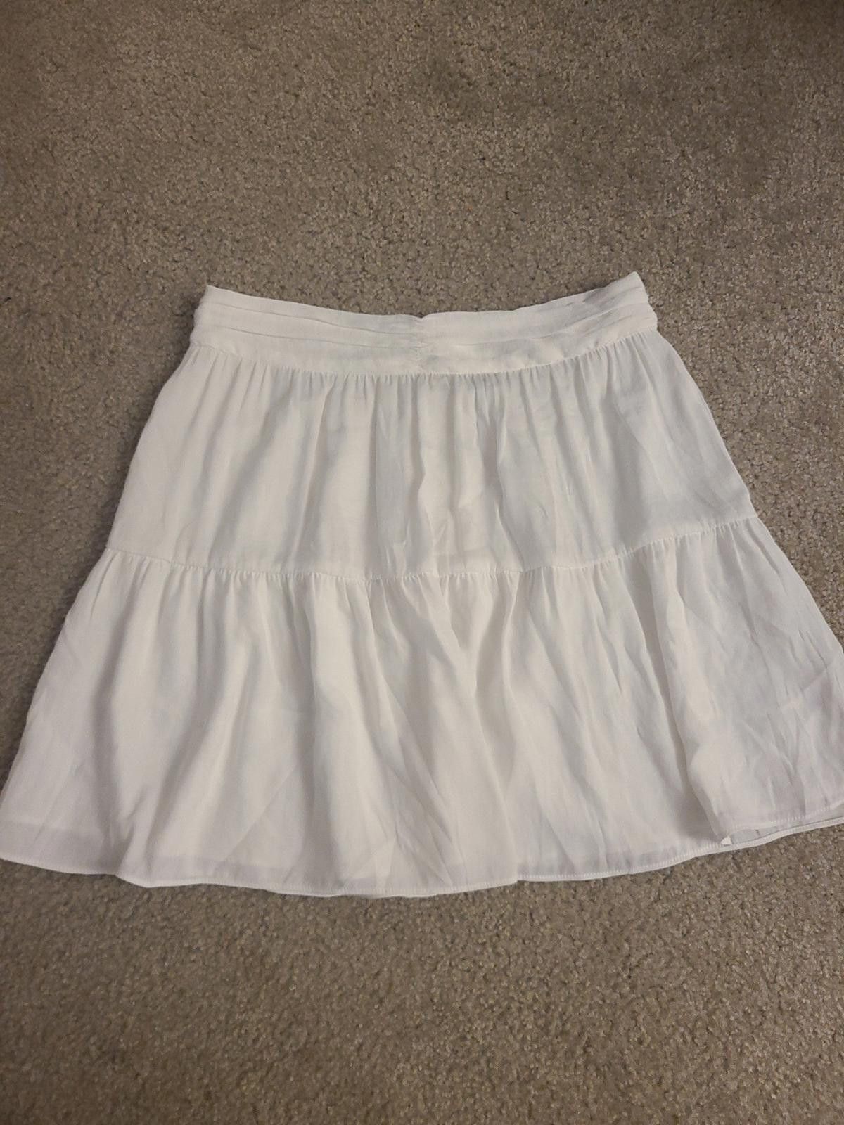 Other White Mini Skirt Size 28" / US 6 / IT 42 - 1 Thumbnail