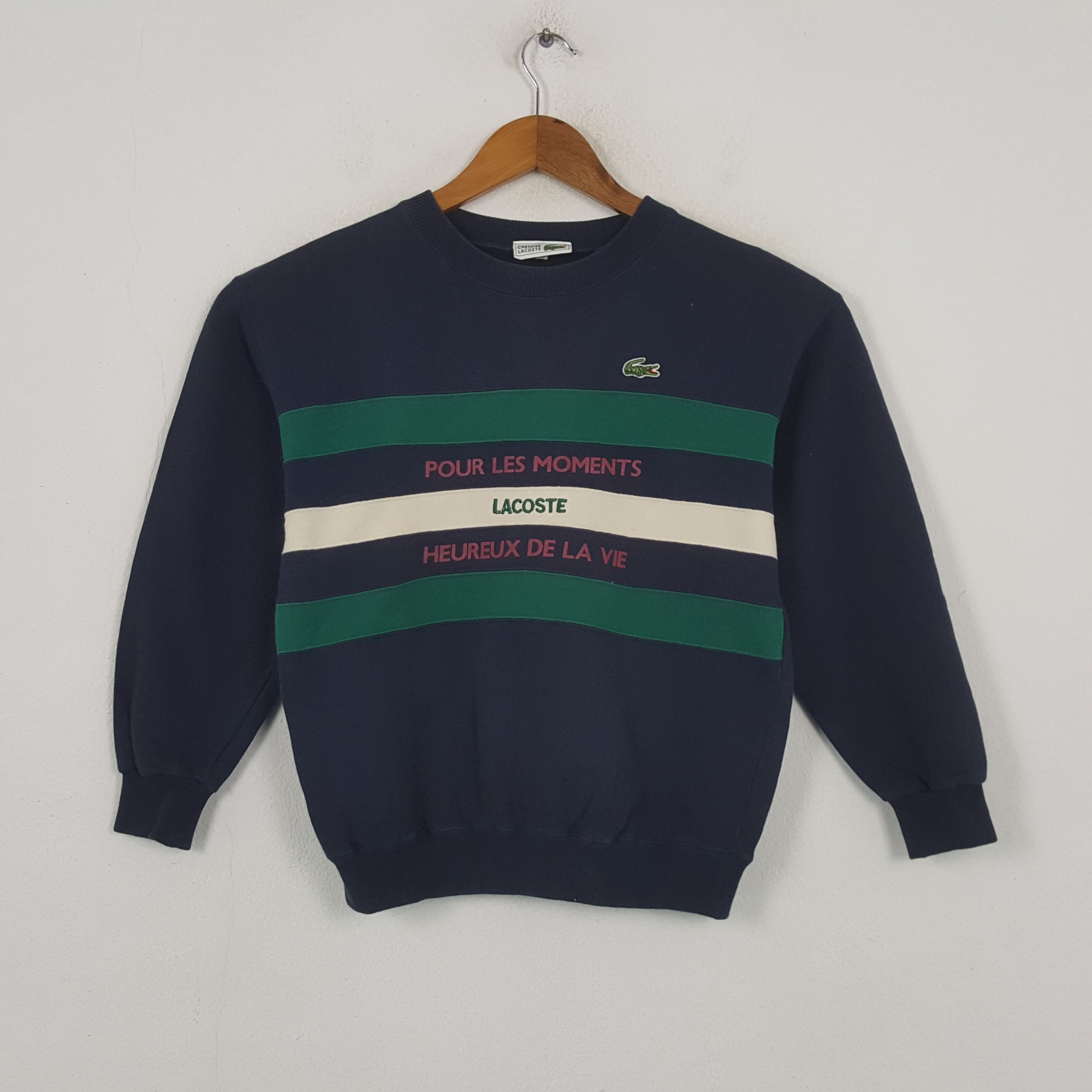 Vintage Lacoste Sportswear Tennis Style Sweatshirt RR9