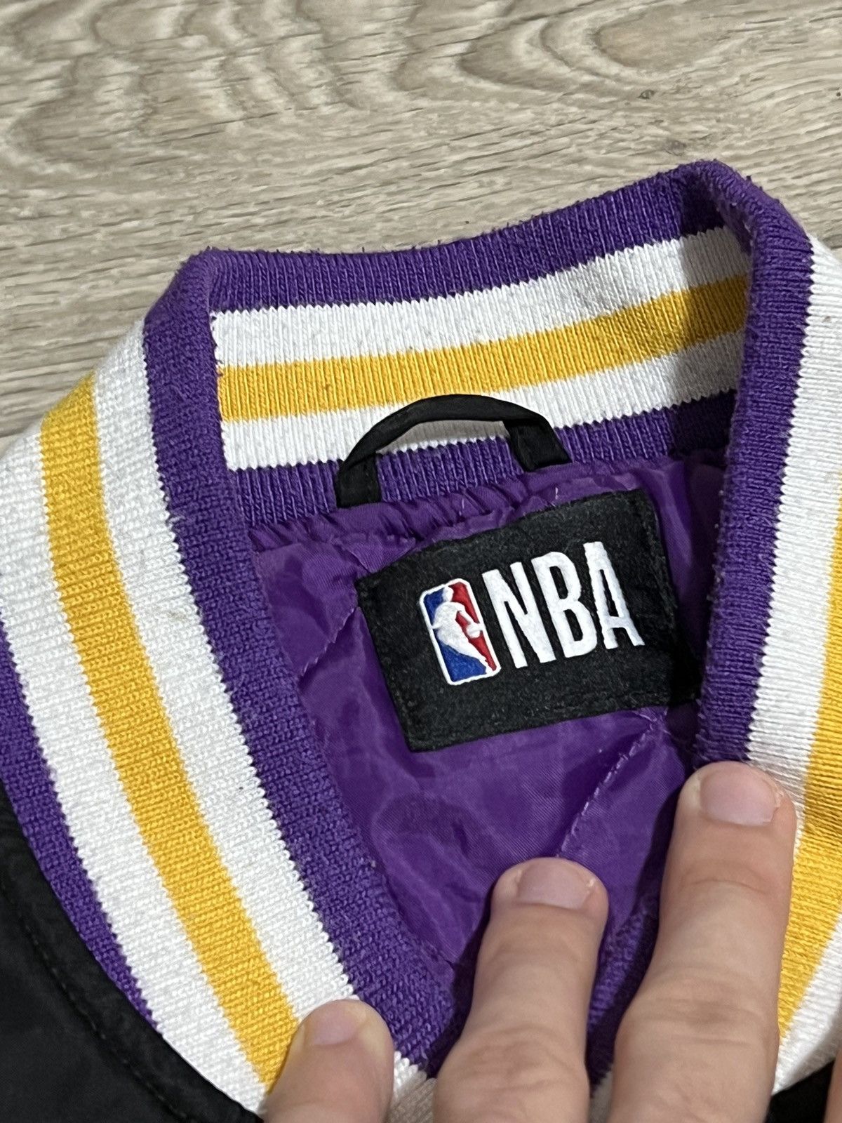 NBA × Vintage Vintage Lakers Varsity light bomber Jacket Size US S / EU 44-46 / 1 - 8 Thumbnail