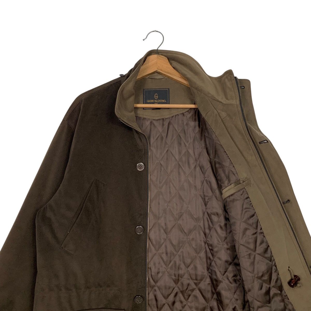 Gianni Valentino 90's GIANNI VALENTINO Quilted Lined Casual Jacket #2505-C113 Size US M / EU 48-50 / 2 - 10 Thumbnail