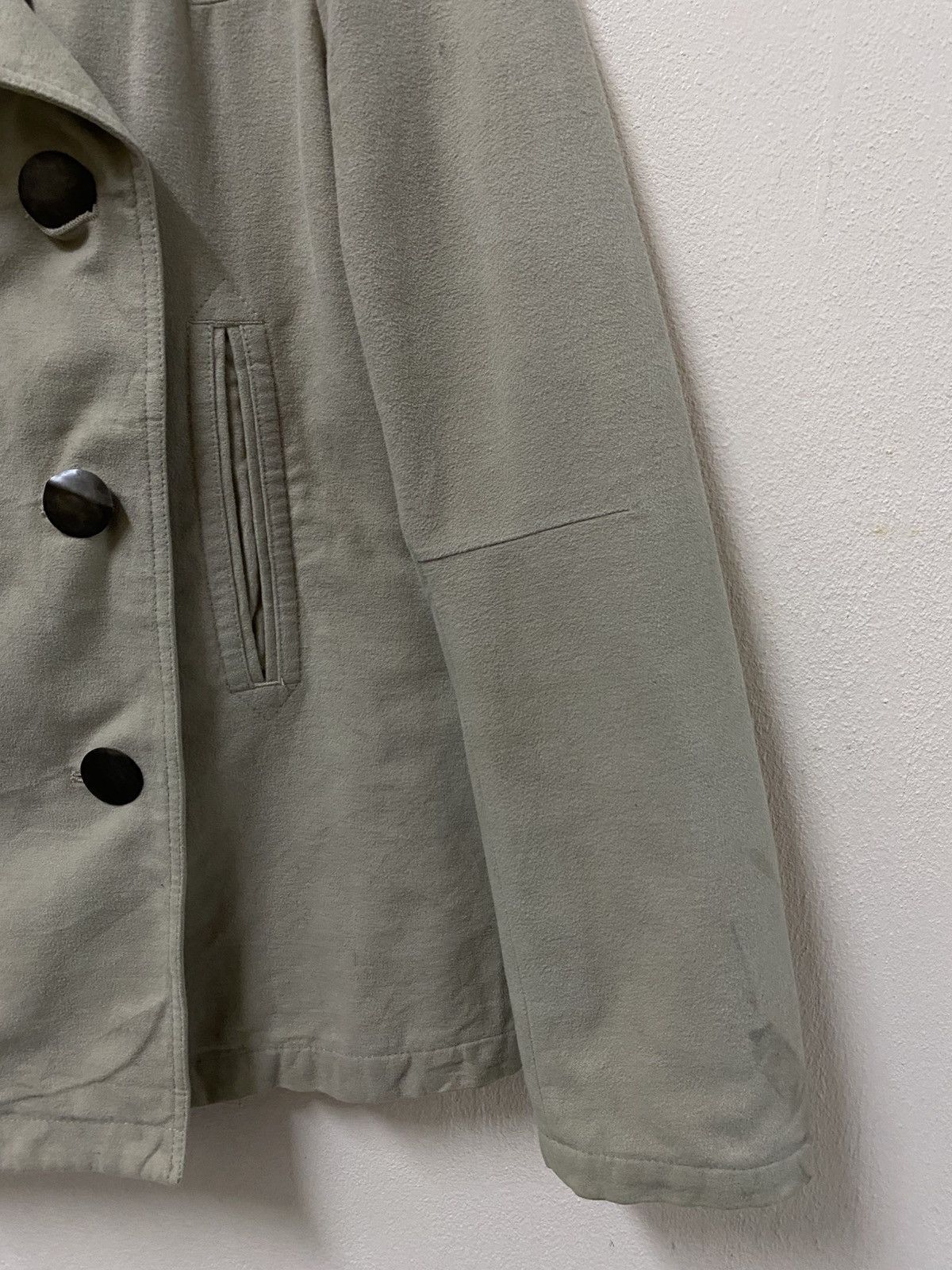 Issey Miyake ISSEY MIYAKE Tsumori Chisato Quilted Lined Pea Coat Size US M / EU 48-50 / 2 - 4 Thumbnail