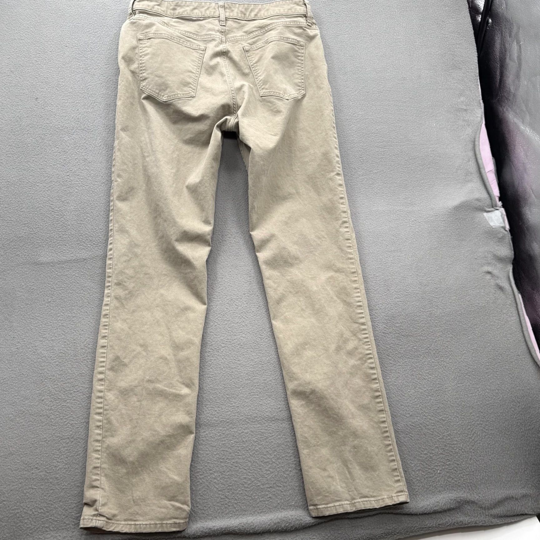 Flint And Tinder Flint and Tinder Pants Mens 33x34 Beige Straight Chino Stretch 5-Pocket Casual Adult Regular Fit Size US 33 - 2 Thumbnail