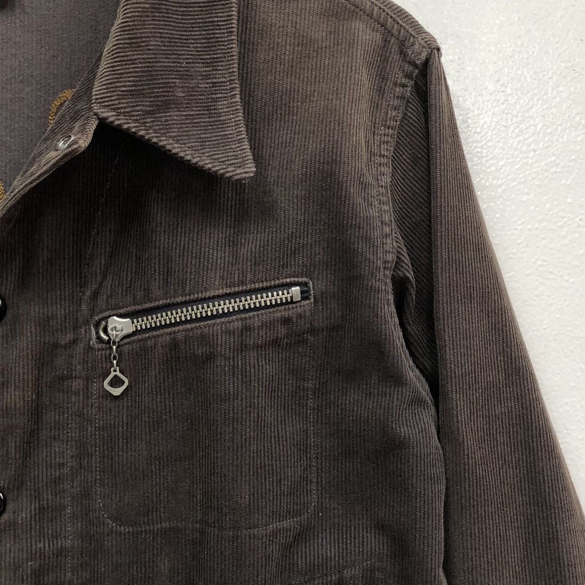 Vintage PHERROW 13W-PEJ Fellows Corduroy Burgundy Snap Button Jacket Size US M / EU 48-50 / 2 - 12 Thumbnail