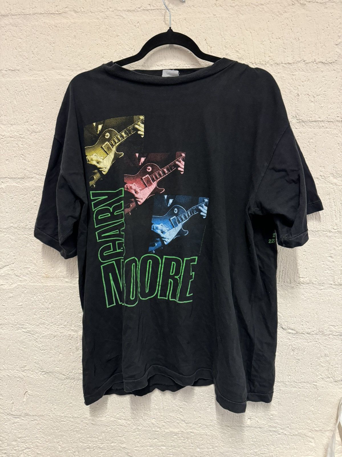 image of Band Tees x Rock Band Vintage 1992 Gary Moore And The Midnight Blues Band Tee in Black (Size XL)