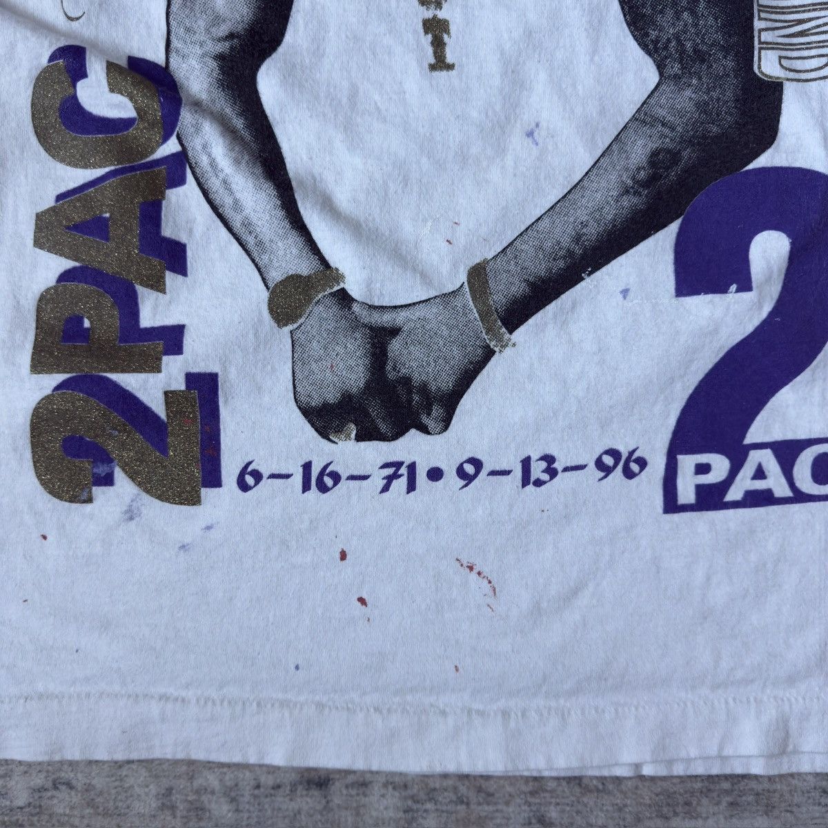 Vintage Vintage Tupac Heaven Aint Hard To Find Memorial Rap Tee XL Size US XL / EU 56 / 4 - 8 Thumbnail