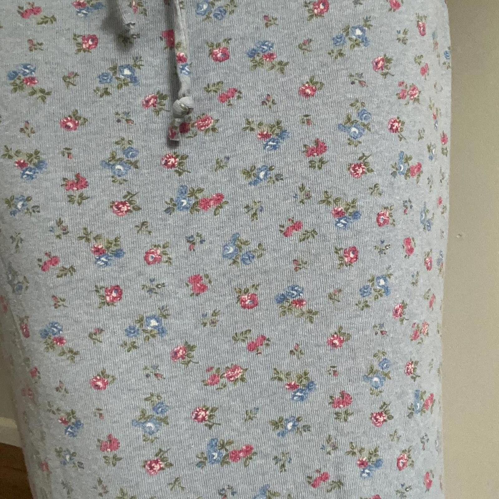 Other Blue floral maxi skirt with drawstring waist #fairycore Size 32" / US 10 / IT 46 - 3 Thumbnail